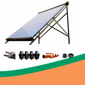Quality TU1 Red Copper Pipe Solar Collector For Project And Hotel wholesale