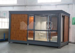Quality Customized Color Prefabricated Garden House , Mini Backyard Prefab Wood Cabins wholesale