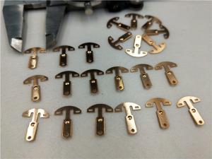 Quality High Precision Punch Press Dies , Progressive Die Components Copper / Brass Alloy Terminal Pin Parts wholesale