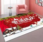 Cartoon Merry Christmas Patterns Living Room Floor Carpets