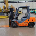 Mini Toyota 3.5 Ton Diesel Forklift Used With Solid Tyre Original Japan
