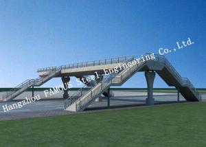 Quality Modern Structure Prefab Pedestrian Bridge Temporary Use European Standard wholesale