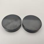Non Dripping Black 47MM Plastic Jar Lid For Cream Bottle