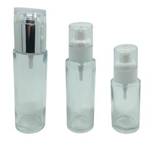 Quality Lady Cosmetic Bottle Packaging , Glass Cosmetic Containers 15g 30g 50g 80g / 30ml - 120ml wholesale