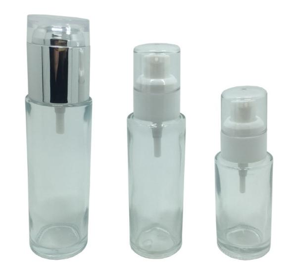 Lady Cosmetic Bottle Packaging , Glass Cosmetic Containers 15g 30g 50g 80g /