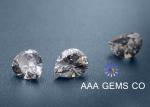 Colorless Pear Shaped Moissanite Gemstone 4 Carat Moissanite Diamonds