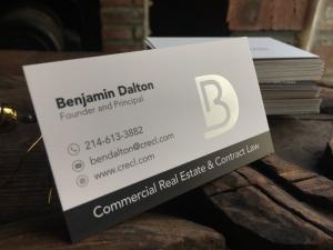 Quality 720gsm Foil Stamped Business Cards 0.7mm Thickness ISO9001 / SGS Certificated wholesale