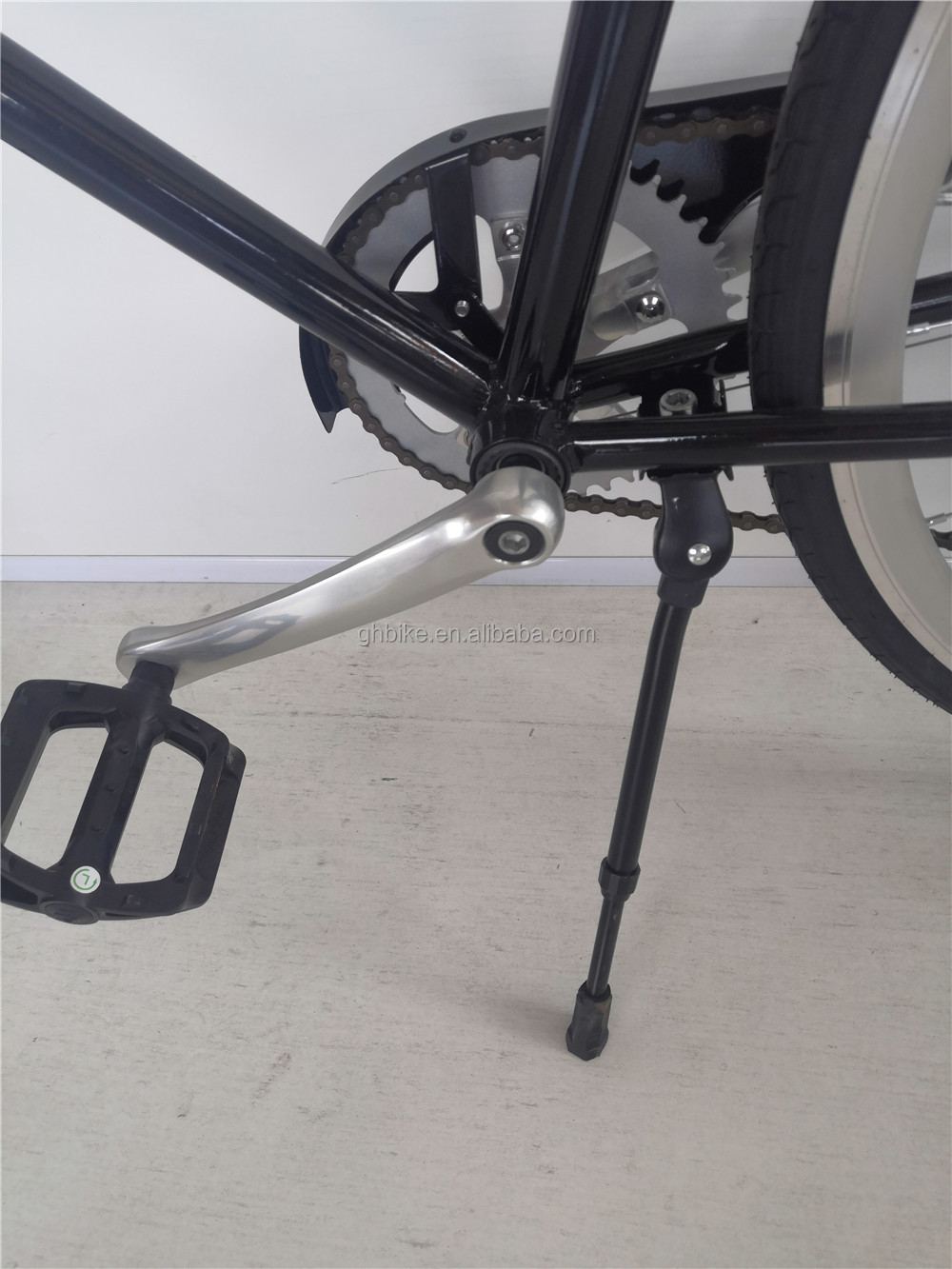 Front and rear wheel V brake 7 speed 26 inch bicycle custom adult womens city cruiser bike with hard frame