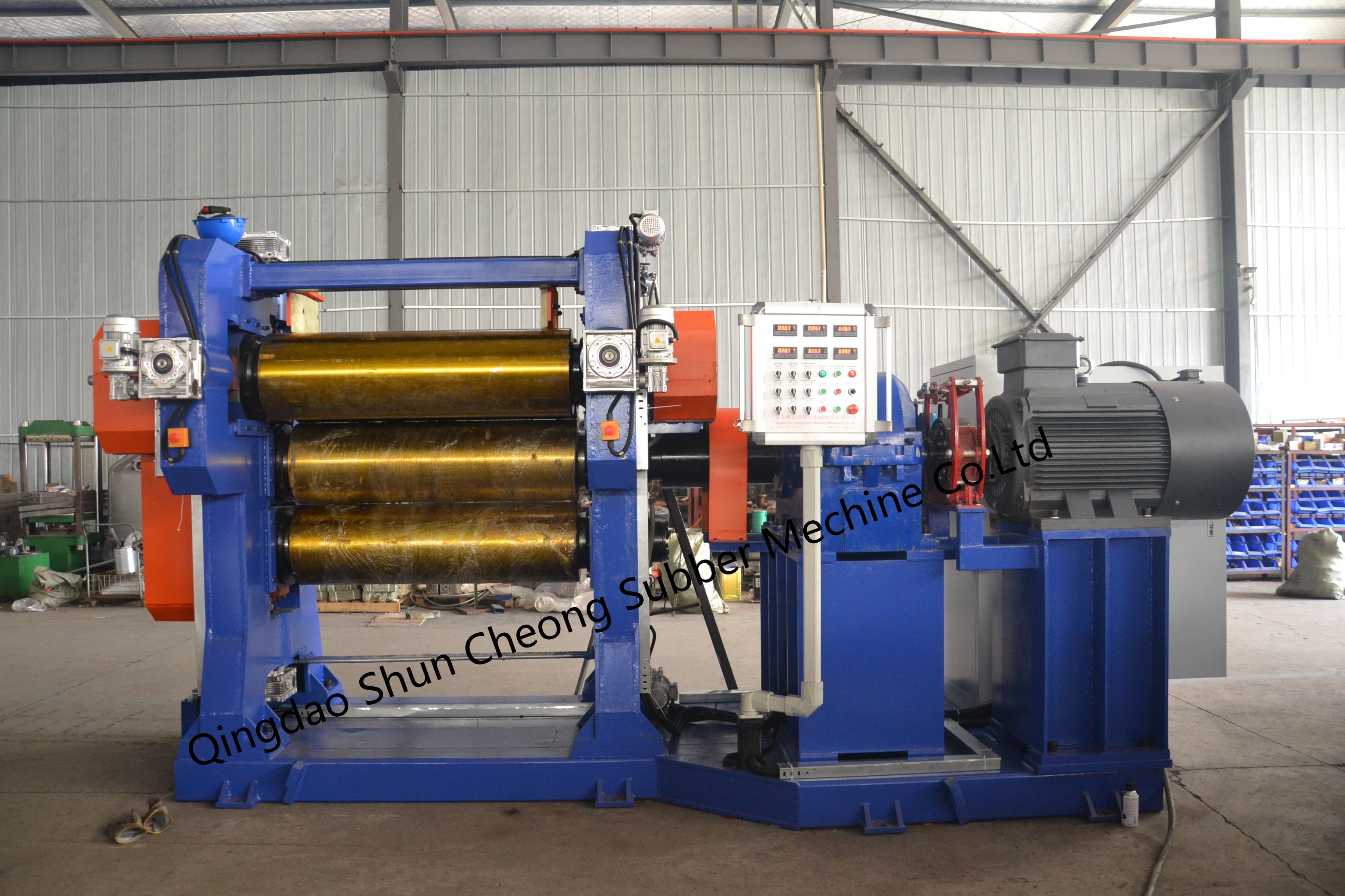 Rubber Sheet Roller Calender/ Three Roll Textile Rubber Calender