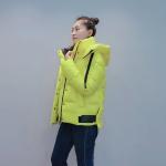 FODARLLOY F21163 Ladies Warm Hooded Cotton-padded Clothes Women Slim Long Winter