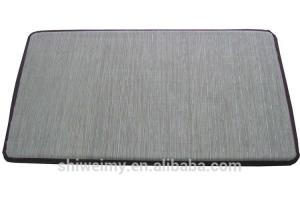 Quality Plain gray pvc top with NBR foam kitchen stand mat wholesale