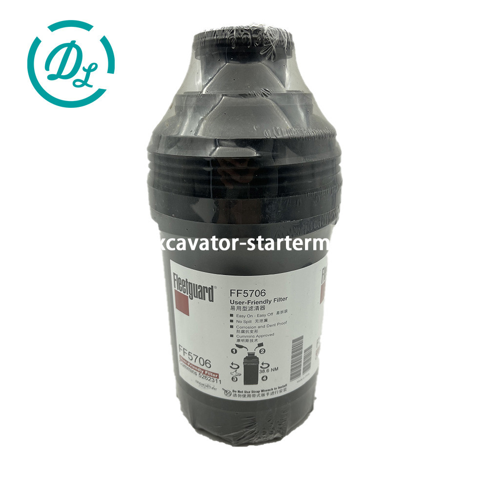 Excavator Fuel Filter FF5706 5262311 5283169 Fleetguard Engine ISF3.8