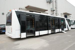 Quality Durable Comfortable Airport Coaches With 7100mm Wheel Base DC24V 240W wholesale