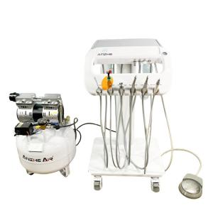 Quality Custom 550W Medical Air Compressor Oil Free Air Pump Medical Air Compressor For 1 Dental Chair wholesale