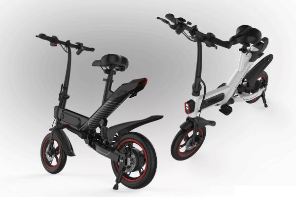 Portable Collapsible Electric Bike , Folding Electric Bicycle With Disc Break
