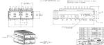 TE 2198230-4 SFP+ 1x2 Cage With Heat Sink External Springs Through Hole Press