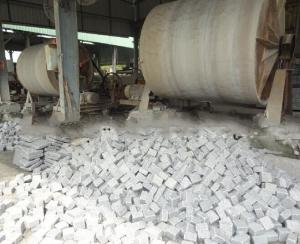 Quality Tumble Flamed Slate Paving Stones Natural Bushhammerd Surface Finished wholesale
