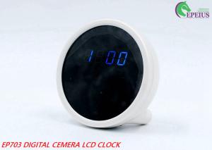 Quality P2P Night Vision 1080P Wifi Camera Clock EP 703 Pinhole Round With 2600mAh Battery wholesale