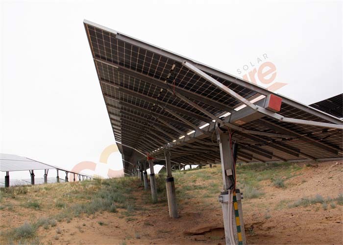 CE Simple 20% N-S Slope Solar Auto Tracking System 18m/S