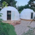 Inflatable Geodesic Dome Tent Camping Igloo Geodesic Dome Tent Install On The