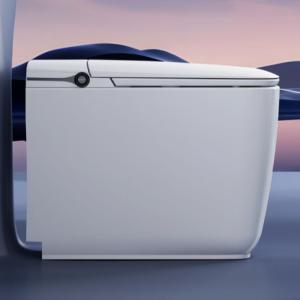 Quality Bathroom Electric Ceramic Smart Toilets Auto Flush One Piece Wc wholesale