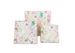 Square Cardboard Chocolate Gift Boxes Packaging With Tray / Rabbits Pattern