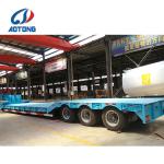 120 Tons Capacity Front Load Low Bed Semi Trailer with 4 Axles and Hydraulic