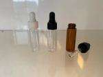 Empty 4ml Amber Essential Oil Bottles With Droppers Small Size