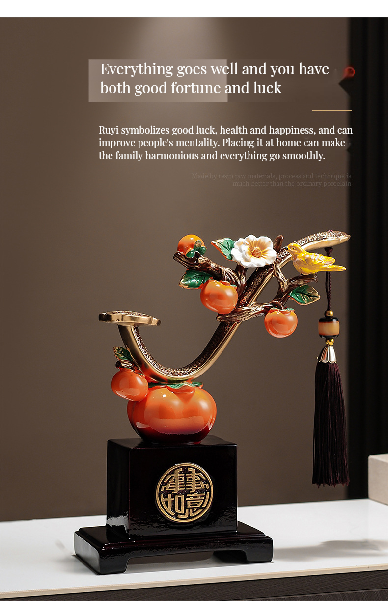 Modern End Persimmon Wine Cabinet in Customized Color and Style for Housewarming Gift