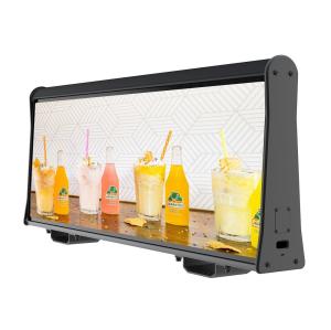 Quality 960*320mm 4500nits taxi top digital advertising P2.5 Outdoor Display wholesale