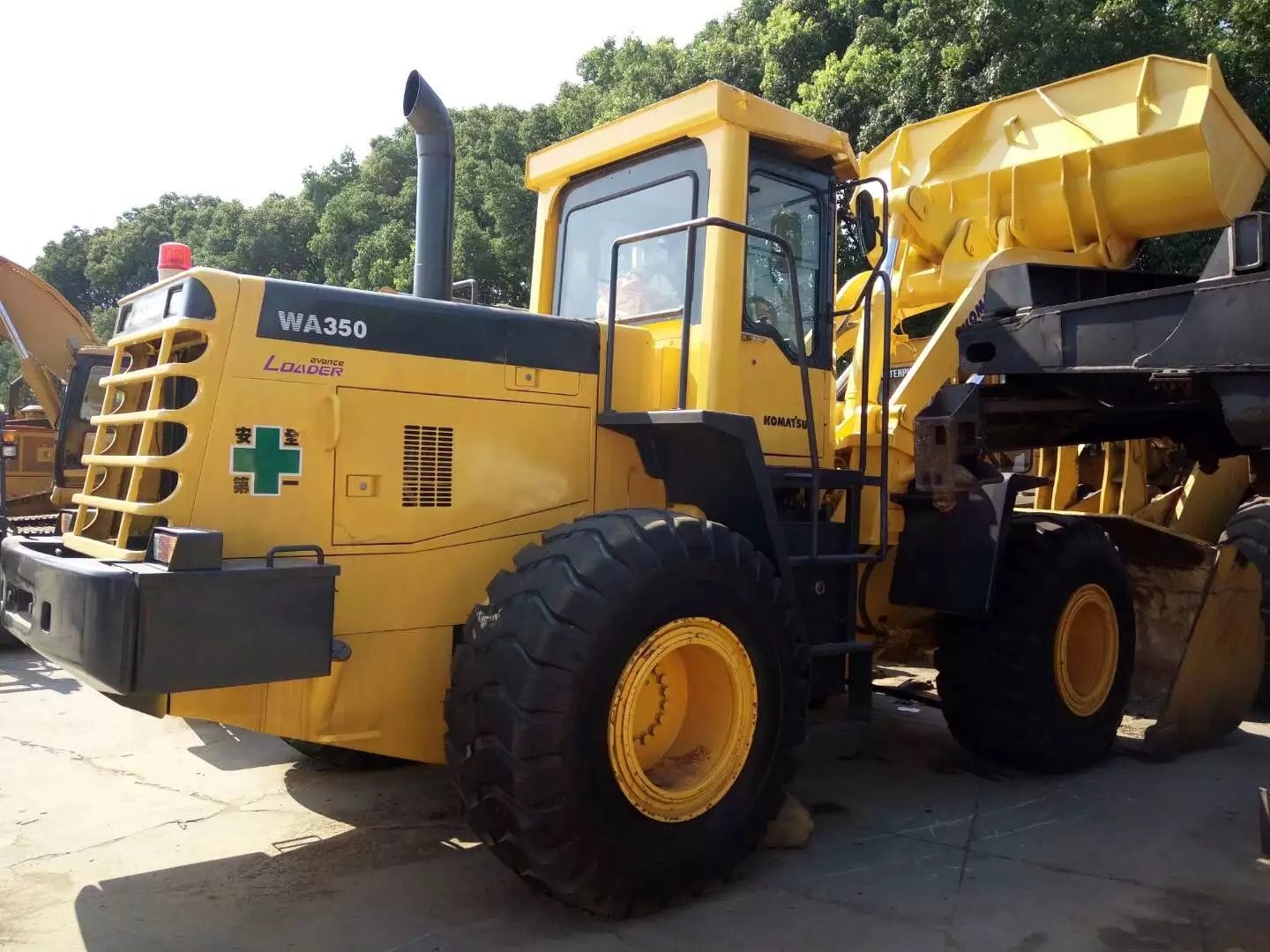 Original Japan Used Komatsu WA350-3 Wheel Loader In Good Condition