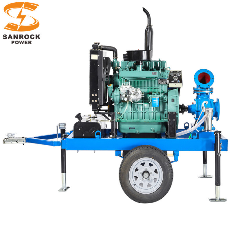 90kw 120kw Diesel Powered Water Pumps Urban Self Priming Sewage Pump Long Working Life