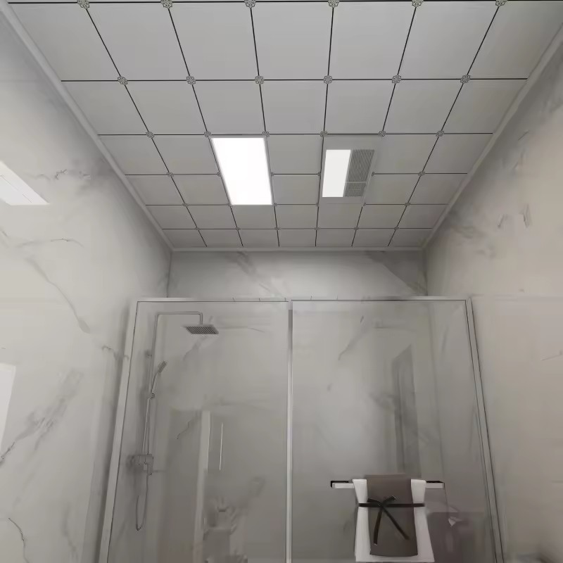 Lightweight Clip-in Aluminum Ceiling Tiles 600x600 Acoustic Aluminum Plafond Decoration Metal Ceilings for Office