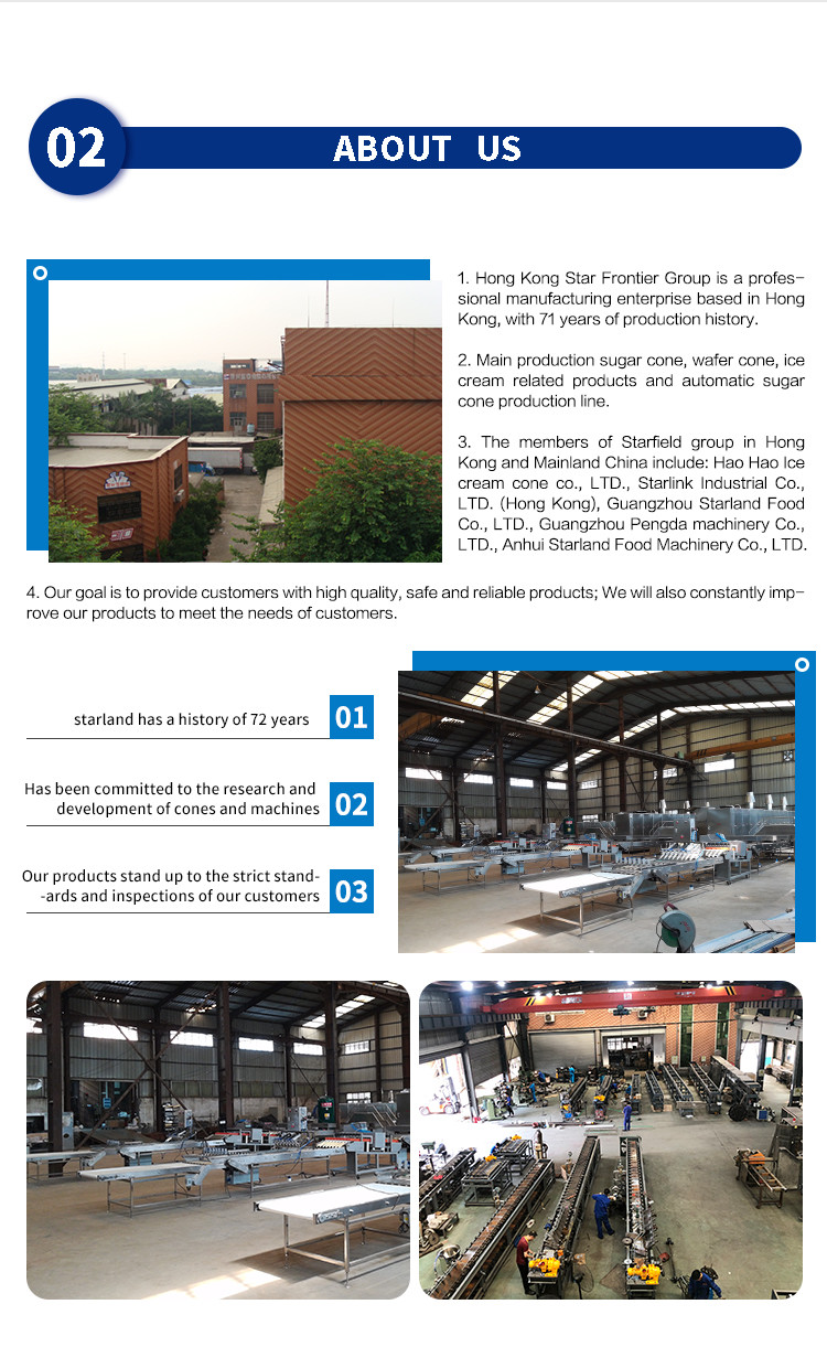 Automatic Snack Wafer Production Line Wear Resistant Stainless Steel