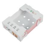 White Rectangular Plastic Corrugated Box Fruit Vegetable Gift Packing Corrugated