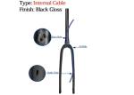 Hidden Cable Bicycle Carbon Fiber Fork 700C Disc Fork Aero Designed Bike Gravel