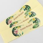 11cm Clear Vinyl Stickers Hygienic Self Adhesive Printer Paper For Swimwear