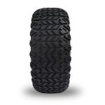 Gold White 14 Inch Golf Cart Rims And Tires Combo 4PLY 101.6 PCD