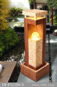 Quality 38 Inch Sandstone Glass Sphere Water Feature wholesale