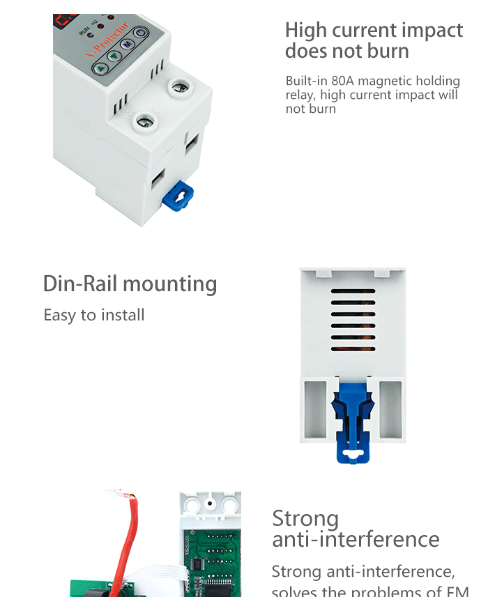 A new generation of high-quality Intelligent control Over and Voltage protector