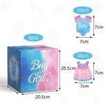 Baby Gender Reveal Voting Box Boys and Girls Gender Voting Game Box for Baby