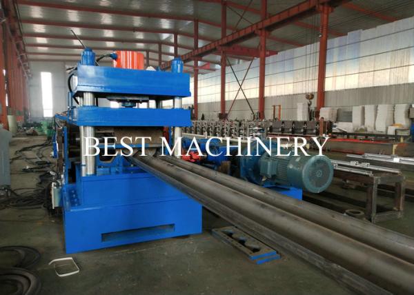 Hydraulic Highway Guardrail Roll Forming Machine Steel Iron 2&3 Waves Crash