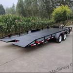5t 5m*2.2m Platform Truck Semi Trailer Axle Double-Axle Electric Brake