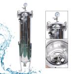 62KG 304 Stainless Steel Bag Filter Housing for Restaurant Solid-Liquid