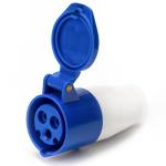 IP44 3 Pin 16A 230V Flush Mounted Industrial Plug Socket