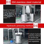 Hydraulic Power Press Juicer for Pomegranate Coconut Milk and Other Fruits 400KG