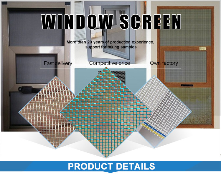 Anti Mosquito Window Screen Fiberglass Mosquito Net Roll For Window Screen Mesh