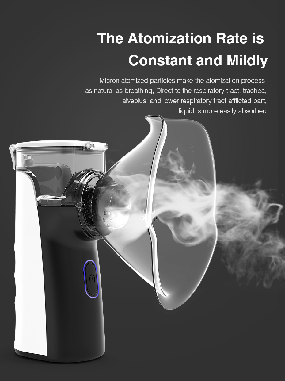 Household Portable Mesh Nebulizer For Kid Baby