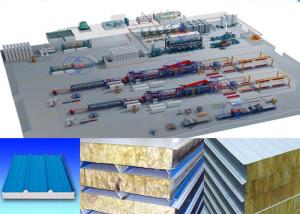 High Accuracy Galvanized Steel Sandwich Panel Roll Forming Machine Automatic System