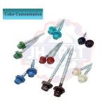 Metric Custom Cross Recessed Pan Wafer Head Self-Drilling Roof Screw with Yellow